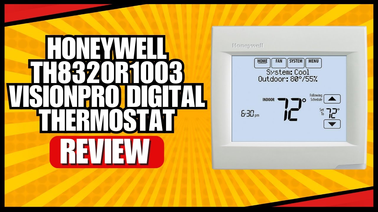 Обзор цифрового термостата Honeywell TH8320R1003 VisionPro