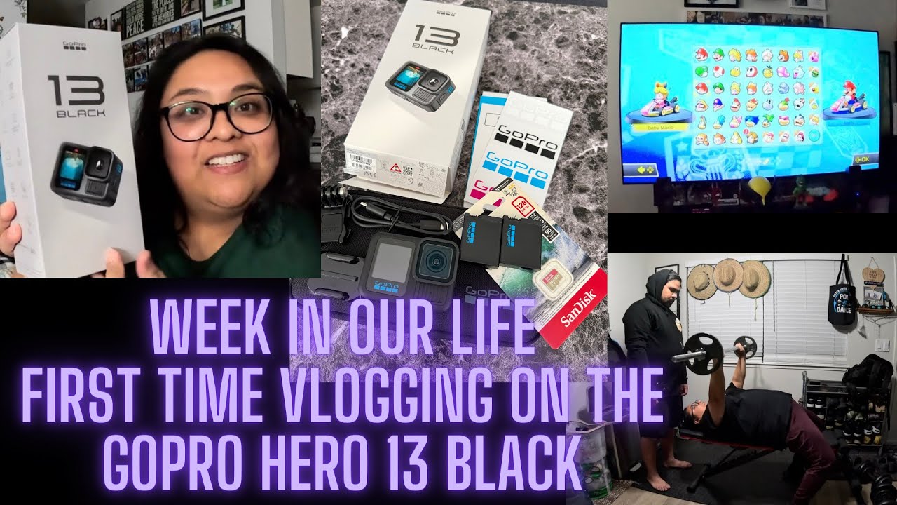 First time vlogging on the GoPro Hero 13 Black! | GoPro Unboxing, Jins Glasses, Squat Challenge etc