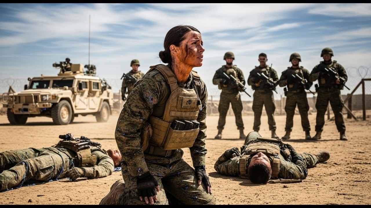 “Kneel?” They Kicked Her Down — She Made Two Marines Collapse Before the Entire SEAL Unit