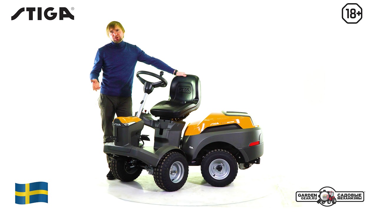 Садовый райдер Stiga Park Compact 340 PWX 4WD без деки