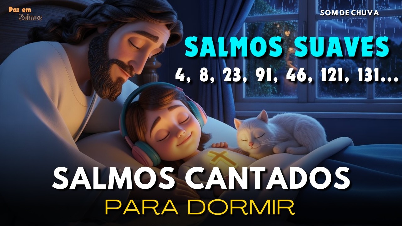 Ouça em Silêncio 🙏 Salmos Cantados Para Dormir Rápido e em Paz | Salmos Cantados para Dormir