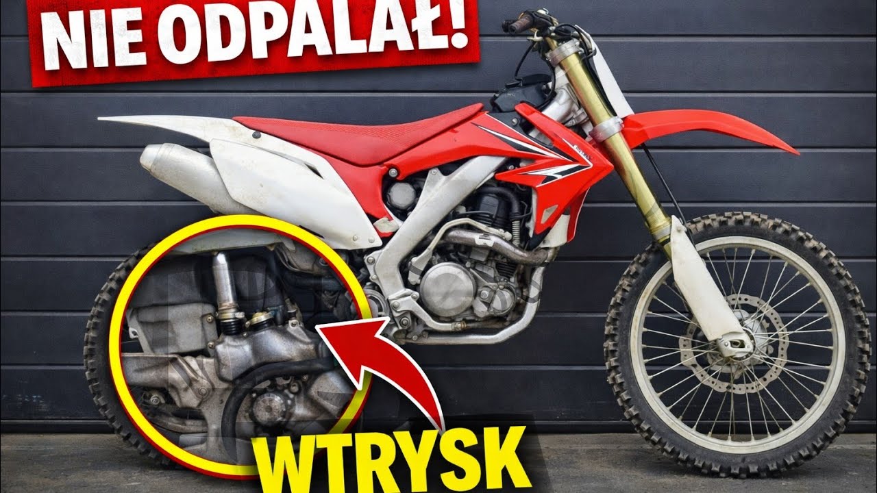 Honda CRF 250 na wtrysku nie odpala... 😱 CO BYŁO PROBLEMEM ?