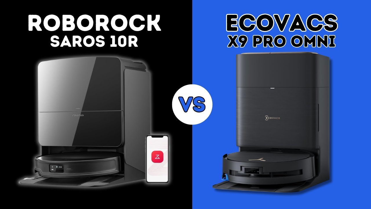 Roborock Saros 10R vs Ecovacs X9 Pro Omni: Qual è il Miglior Robot Aspirapolvere?