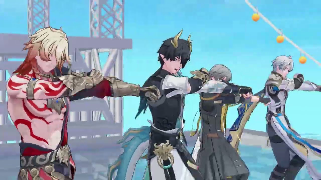 【Honkai: Star Rail MMD】Soda Pop (Anaxa, Dan Heng Permansor Terrae, Mydei, Phainon, Trailbrazer)