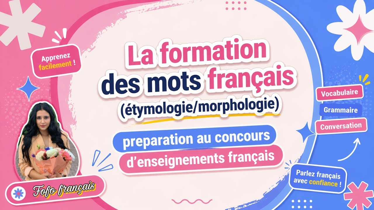 La formation des mots français (étymologie/morphologie) بمذاق القهوة (préparation au concours fr) ☕☕