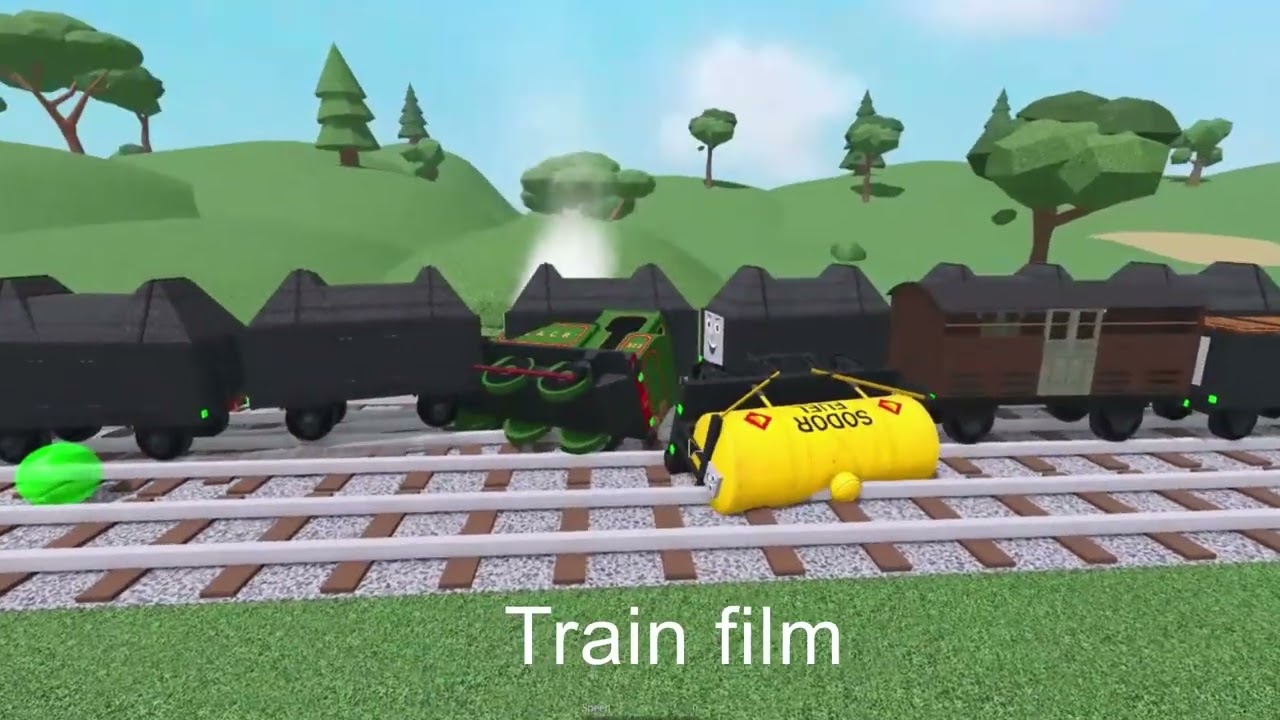 TRAIN CRASHED SCENE - THOMAS AND FRIENDS - THE RUNAWAY TRAINS CRASHED - GAME OVER