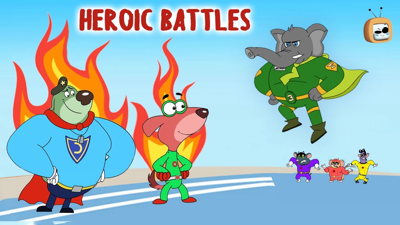 Super Hero Adventures | Heroic Battle | Doggy Don - Rat-a-tat Season 13 | Best Cartoon Collection