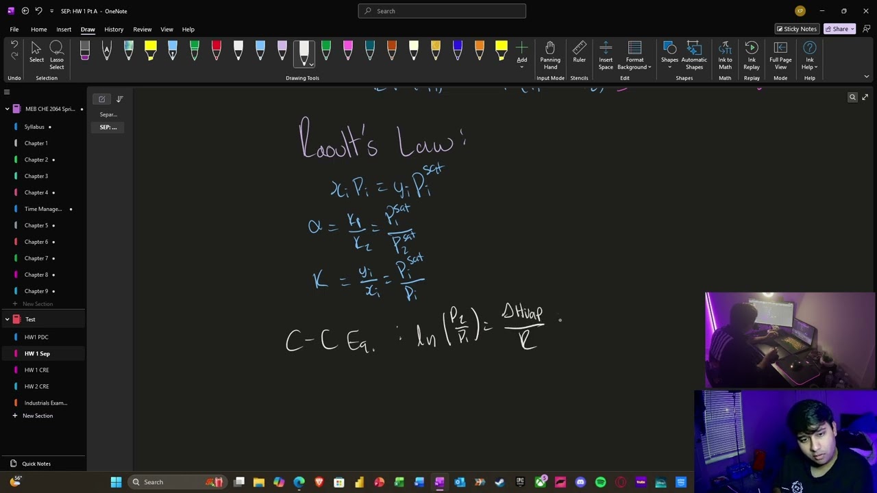 Seperations: HW 1 Pt A