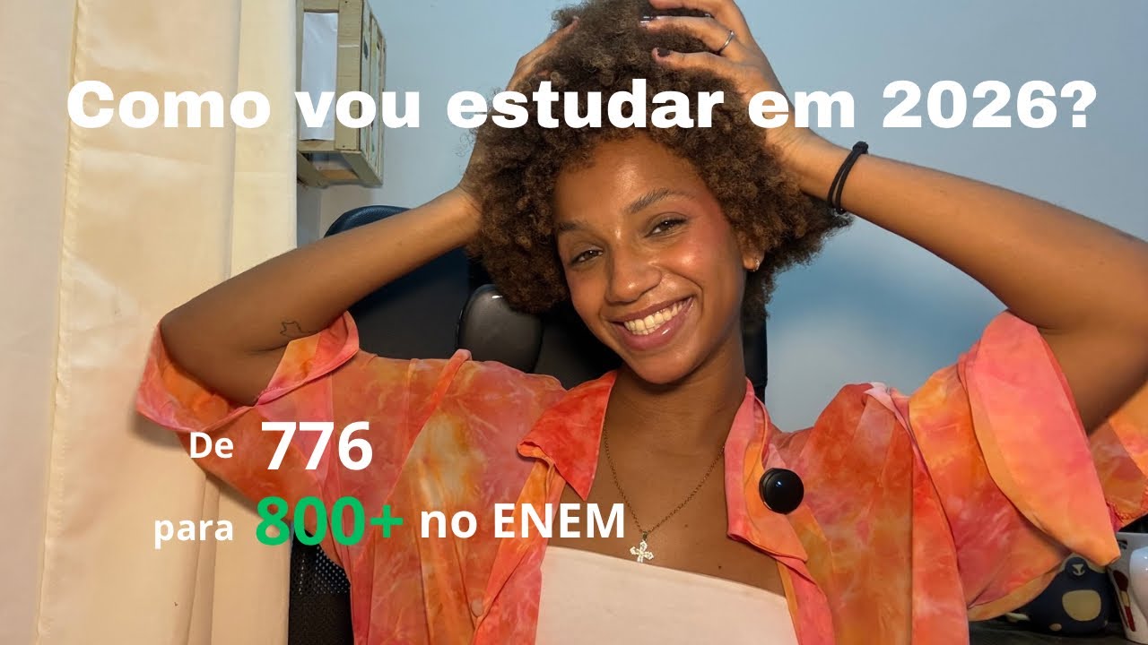 Como vou estudar para o Enem 2026: para passar em medicina.