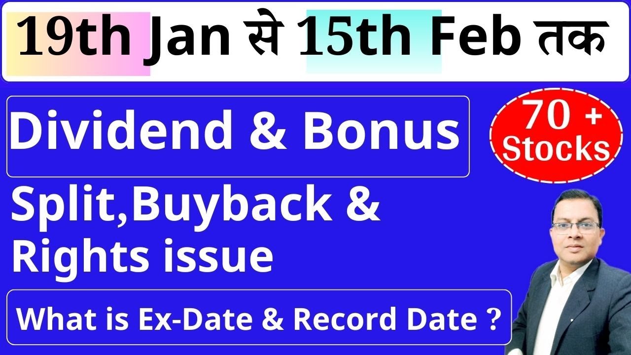 Top 70 Dividend stocks ,Bonus & Split I Upcoming dividend List I Dividend list  I BPCL I ITC I WIPRO