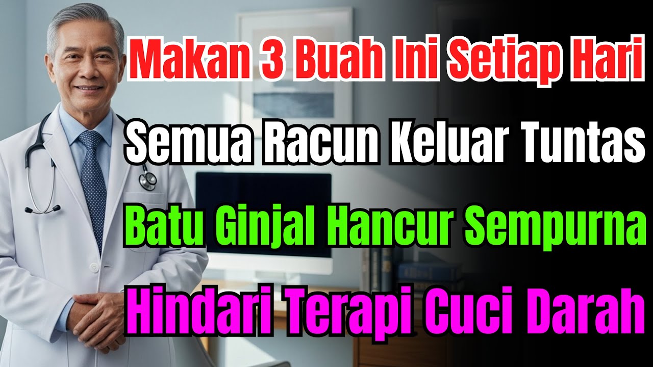 Buah Cuci Darah Alami! Penjaga Ginjal. Makan Tiap Hari, Racun & Batu Hilang. Bebas Cuci Darah!