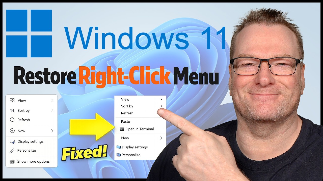 Восстановление классического контекстного меню (правая кнопка мыши) в Windows 11