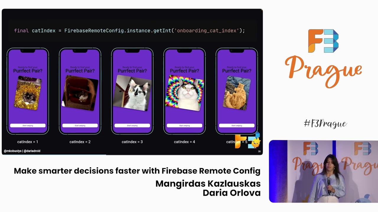 F3 Prague 2023: Make smarter decisions with Remote Config - Mangirdas Kazlauskas & Daria Orlova