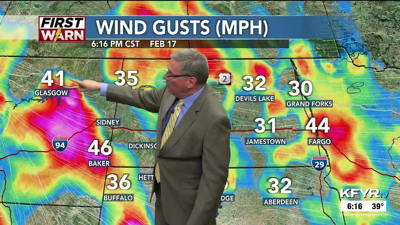 KFYR First News at Six Weather - 2/17/2026
