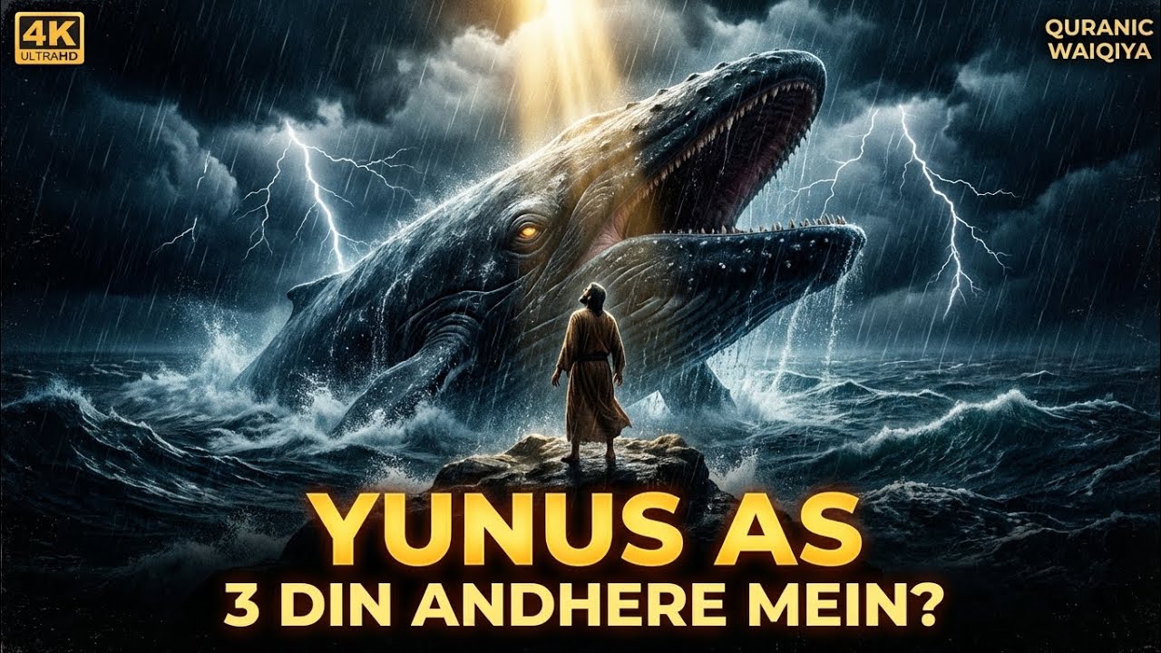 Allah Ne Hazrat Yunus AS Ko Machli Ke Pait Se Kaise Bachaya | 3 Days In Darkness 