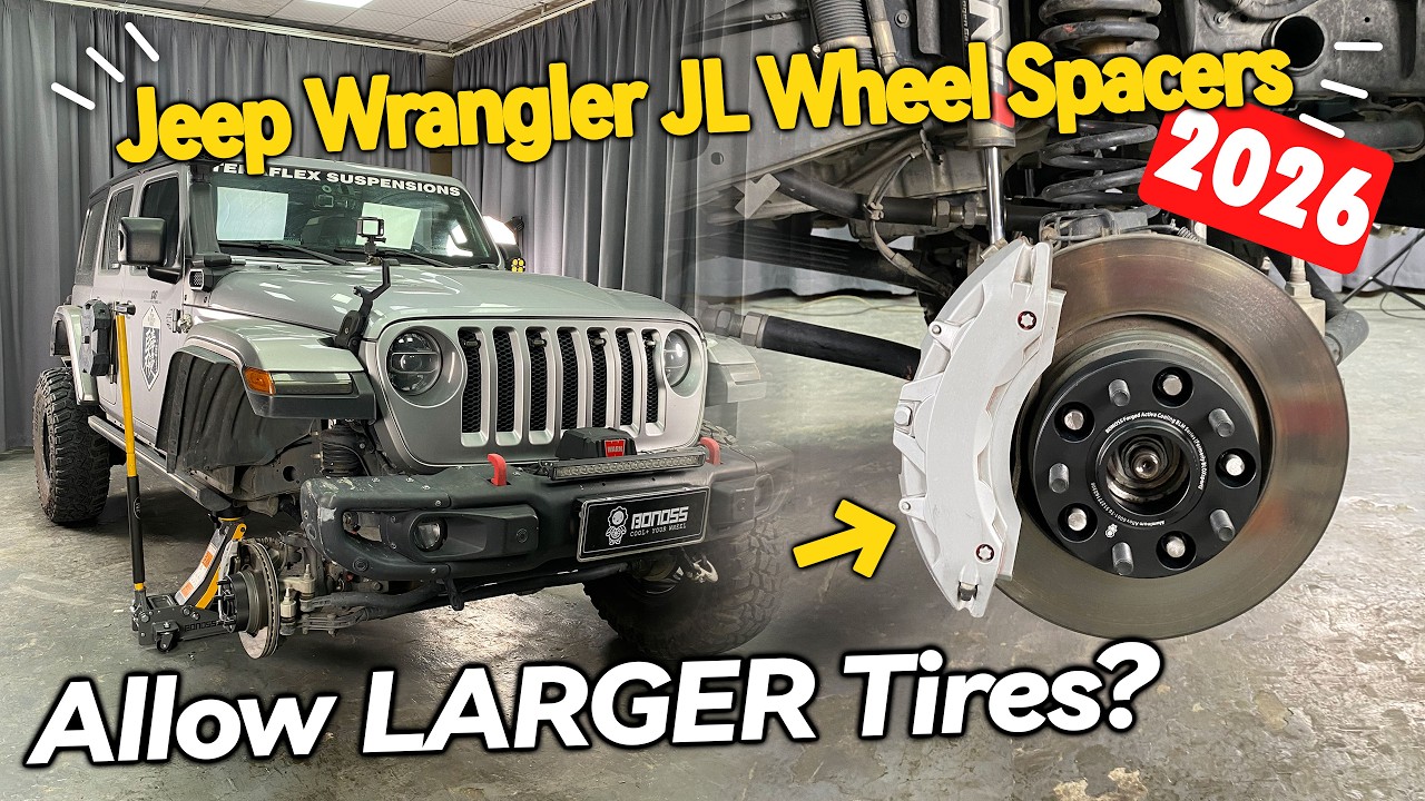 Позволяют ли проставки для колес Jeep Wrangler JL устанавливать шины БОЛЬШЕГО размера? (И как изб...