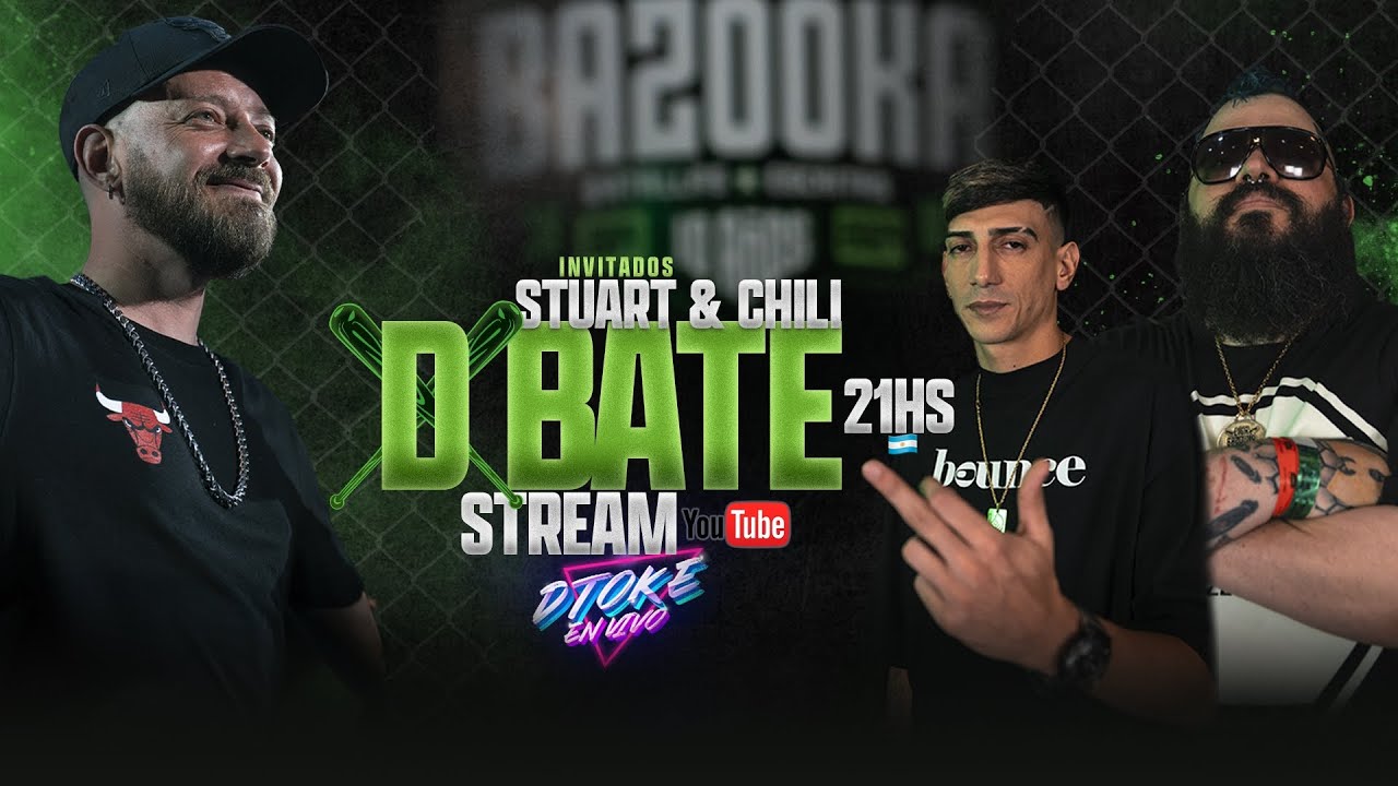 D BATE STREAM DTOKE AFTER BAZOOKA LUNA PARK INVITADOS CHILI PARKER & STUART 21hs 🇦🇷