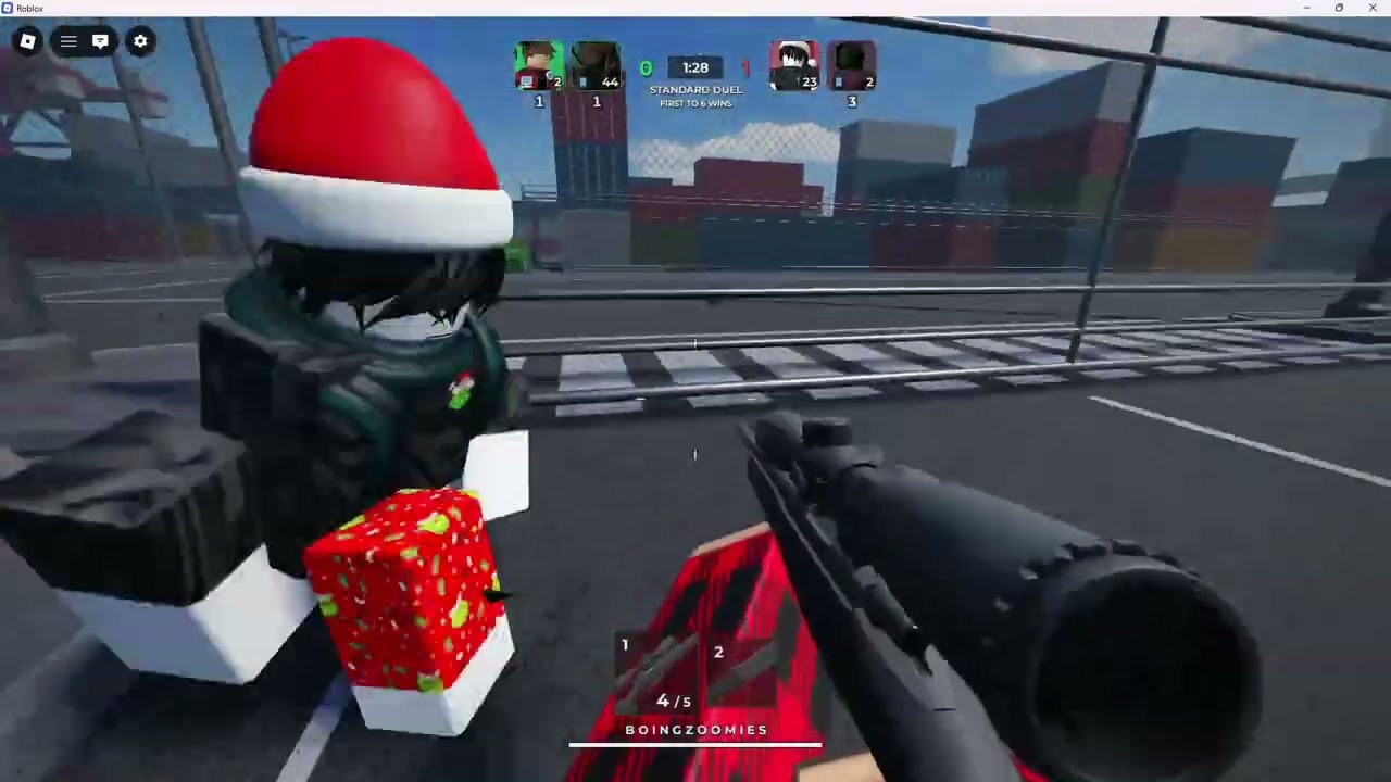 me playing with my friend and sniper dules