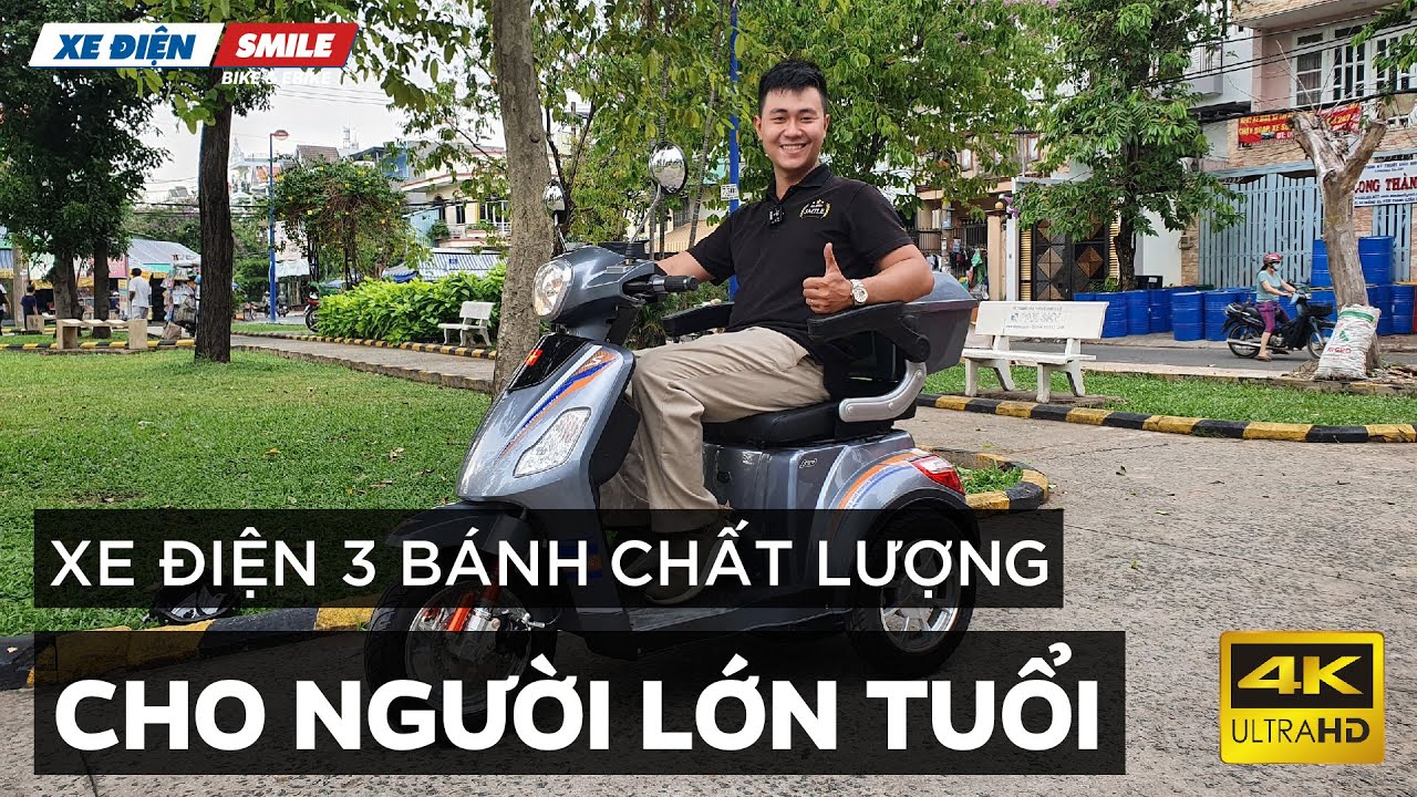 XE BA BÁNH ĐIỆN LIXI PRO - 17.500.000 VNĐ CỰC ÊM | 088.889.8850 XE ĐIỆN SMILE