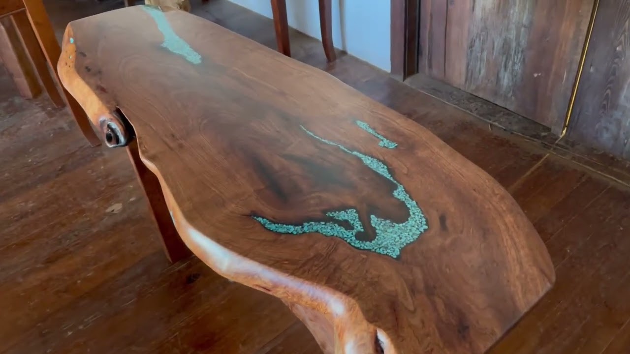 IMG 2140.  Mesquite &Turquoise Table