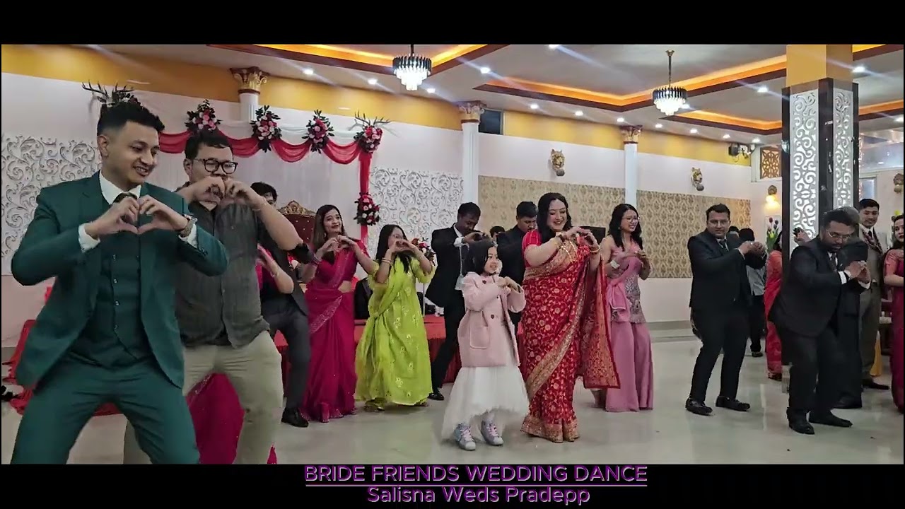 Friends wedding dance (SALISNA WEDS PRADEPP)