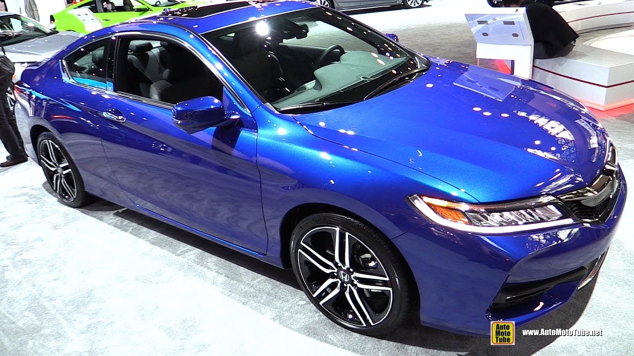 2017 Honda Accord Coupe Touring V6 - Exterior and Interior Walkaround - 2017 NY Auto Show