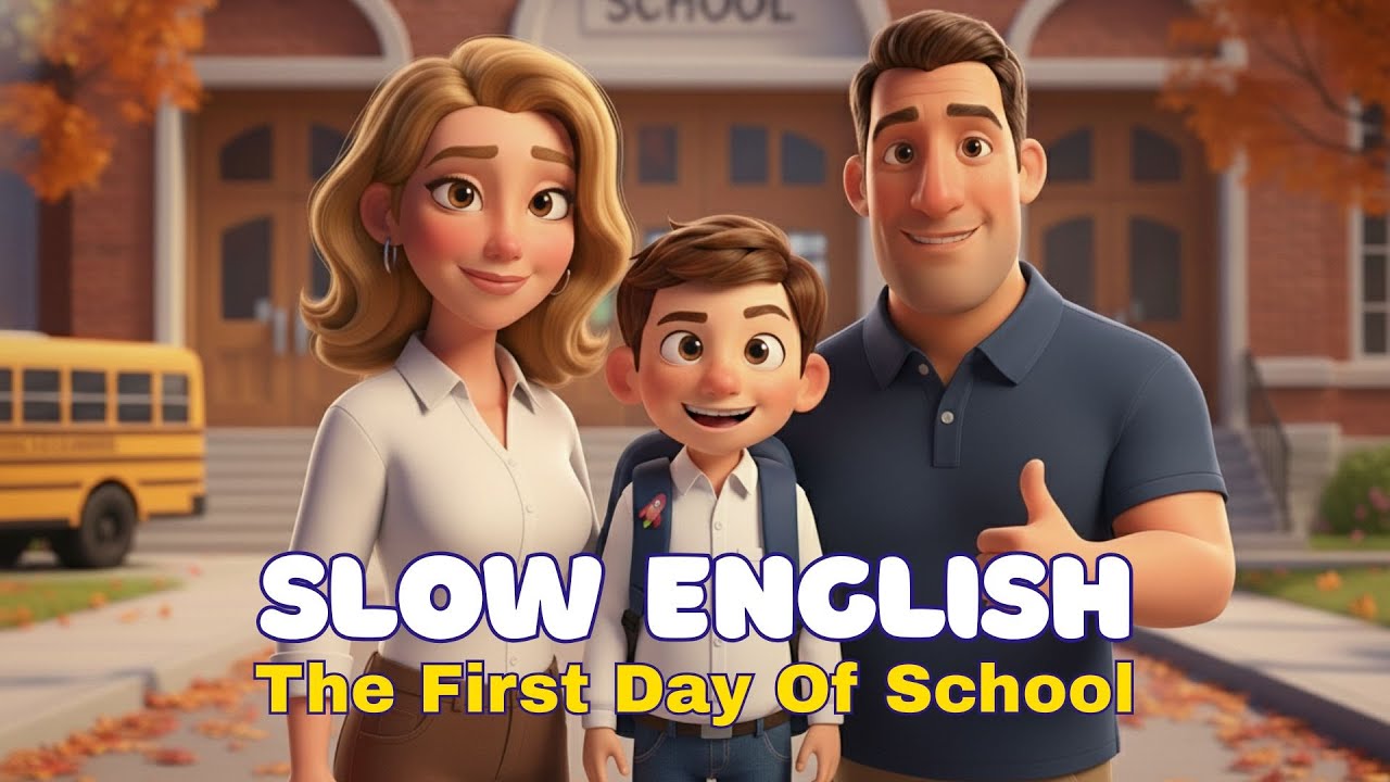 The First Day Of School | Easy English Listening Story (A1–A2)