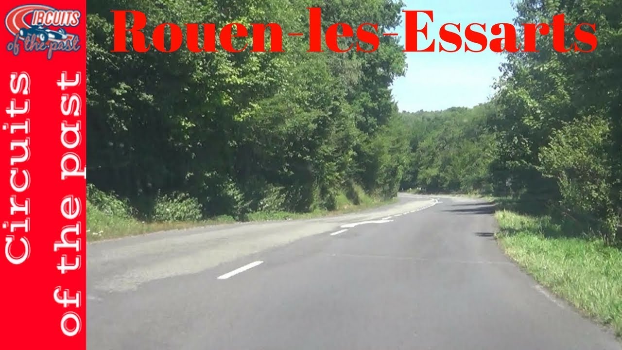 Circuit Rouen-les-Essarts 1950-1954 layout Onboard POV