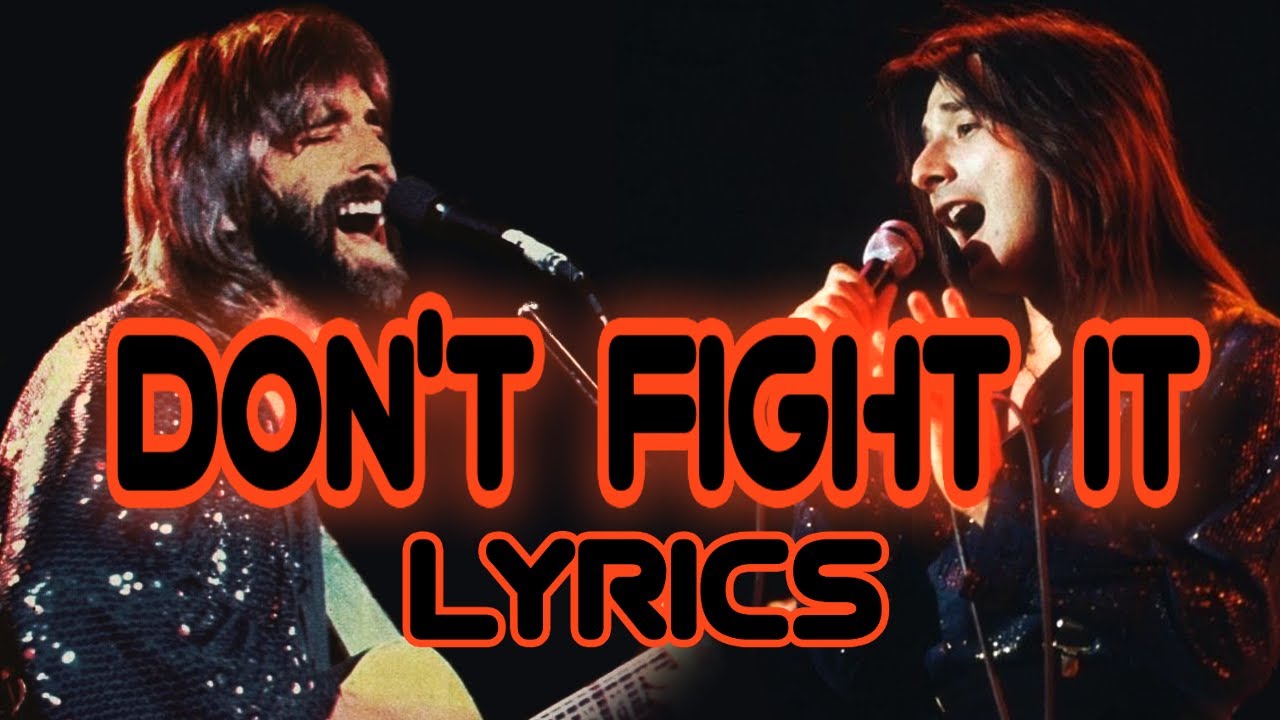 Steve Perry & Kenny Loggins - Don't Fight It (LYRICS VIDEO)