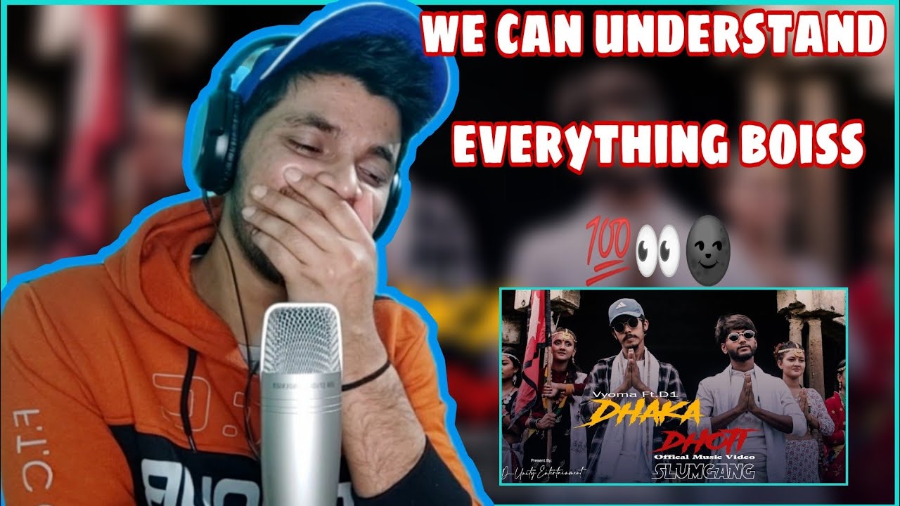 DHAKA-DHOTI | VYOMA Ft. D1 (Official Music Video) | Reaction | Dee -Coder