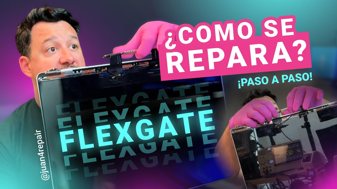 FLEXGATE 👨‍💻como se repara 🛠️ PASO A PASO! 🚶‍➡️Reparaciones Mac