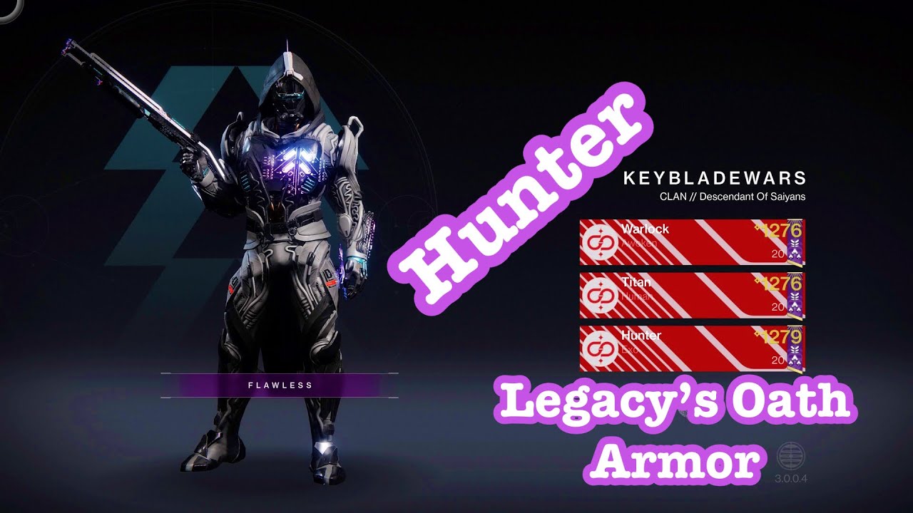 Destiny 2 - Legacy's Oath Complete Armor Set (Hunter) DSC