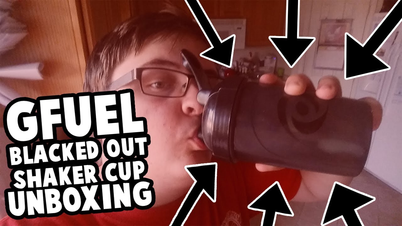 GFUEL BLACKED OUT SHAKER CUP UNBOXING!!