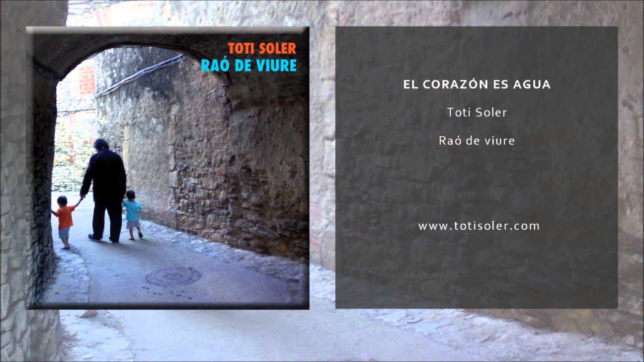 Toti Soler & Sílvia Pérez Cruz - El corazón es agua (Single Oficial)