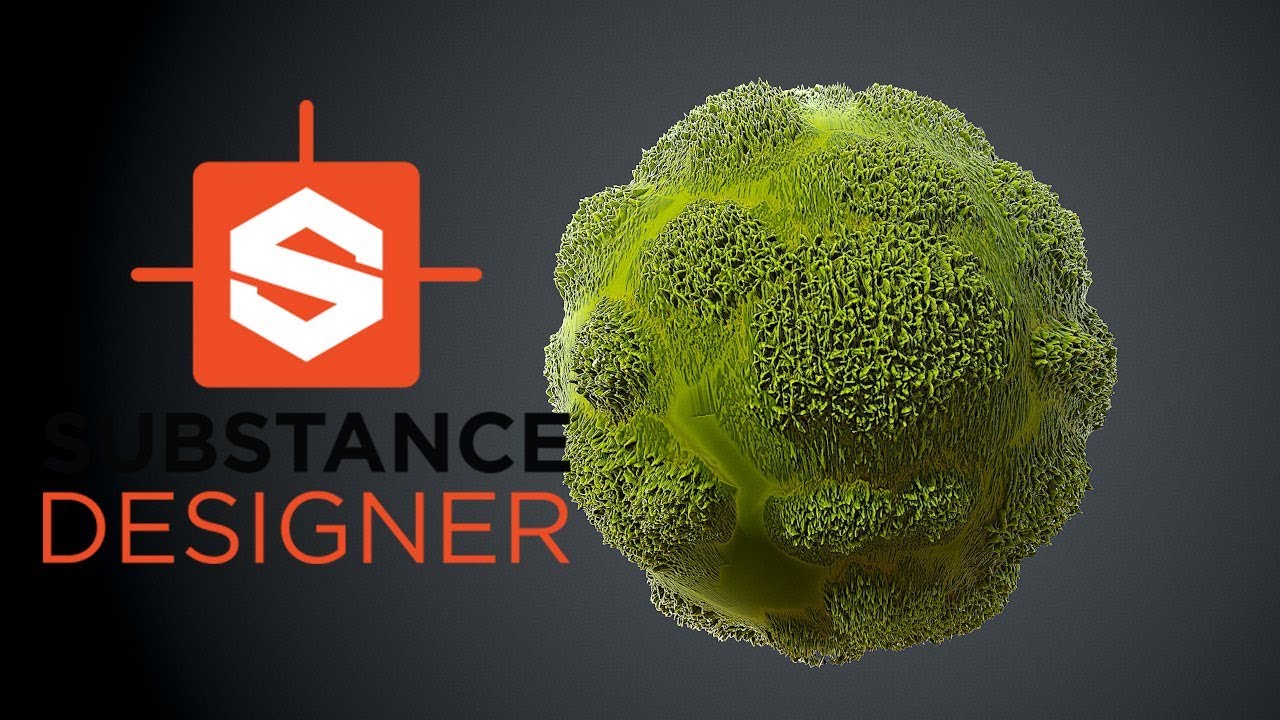 Substance Designer - Стилизованный мох