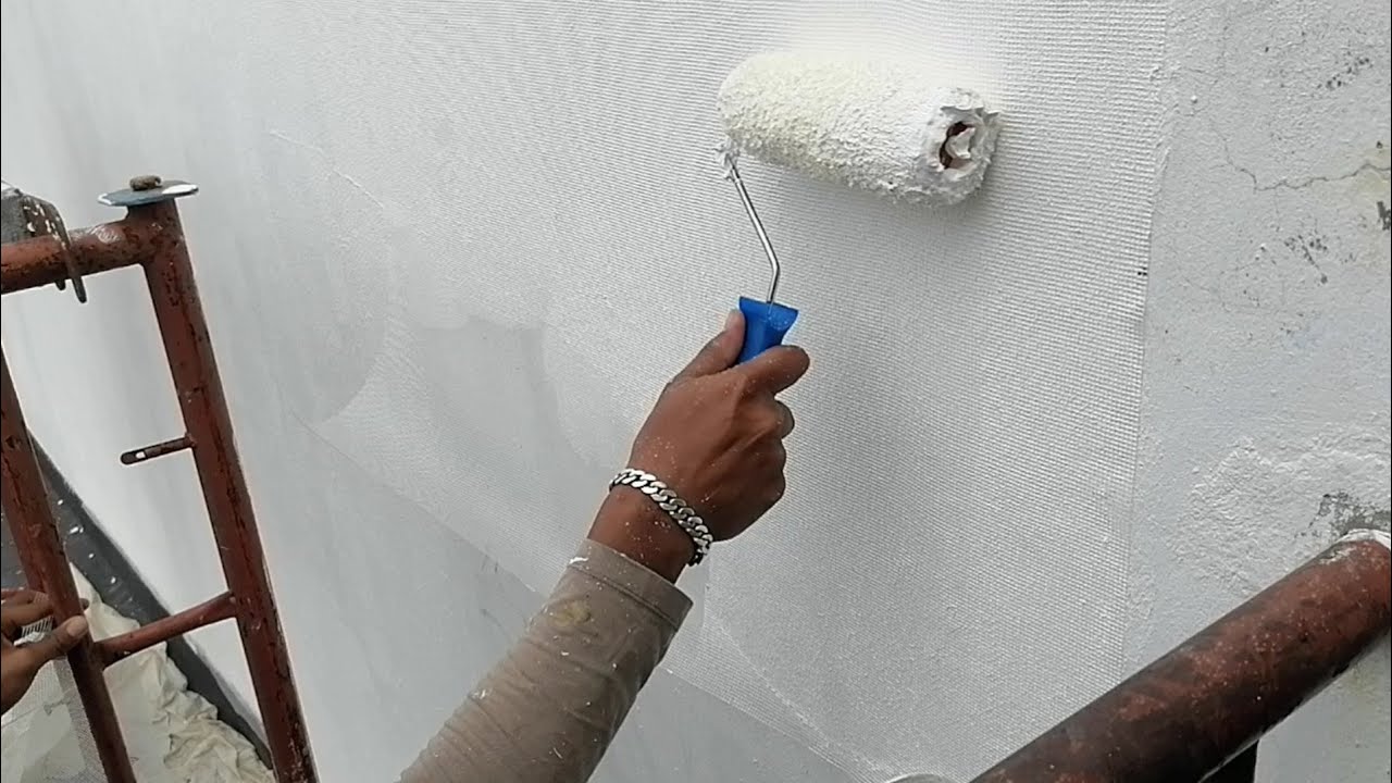 fiberglass mesh to protect from hairline cracking on walls | Waterproofing