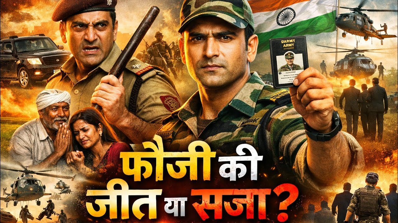“वो फौजी जो छुट्टी पर आया था… और पूरे सिस्टम से लड़ गया”।#truestory #inspector #villagelife 