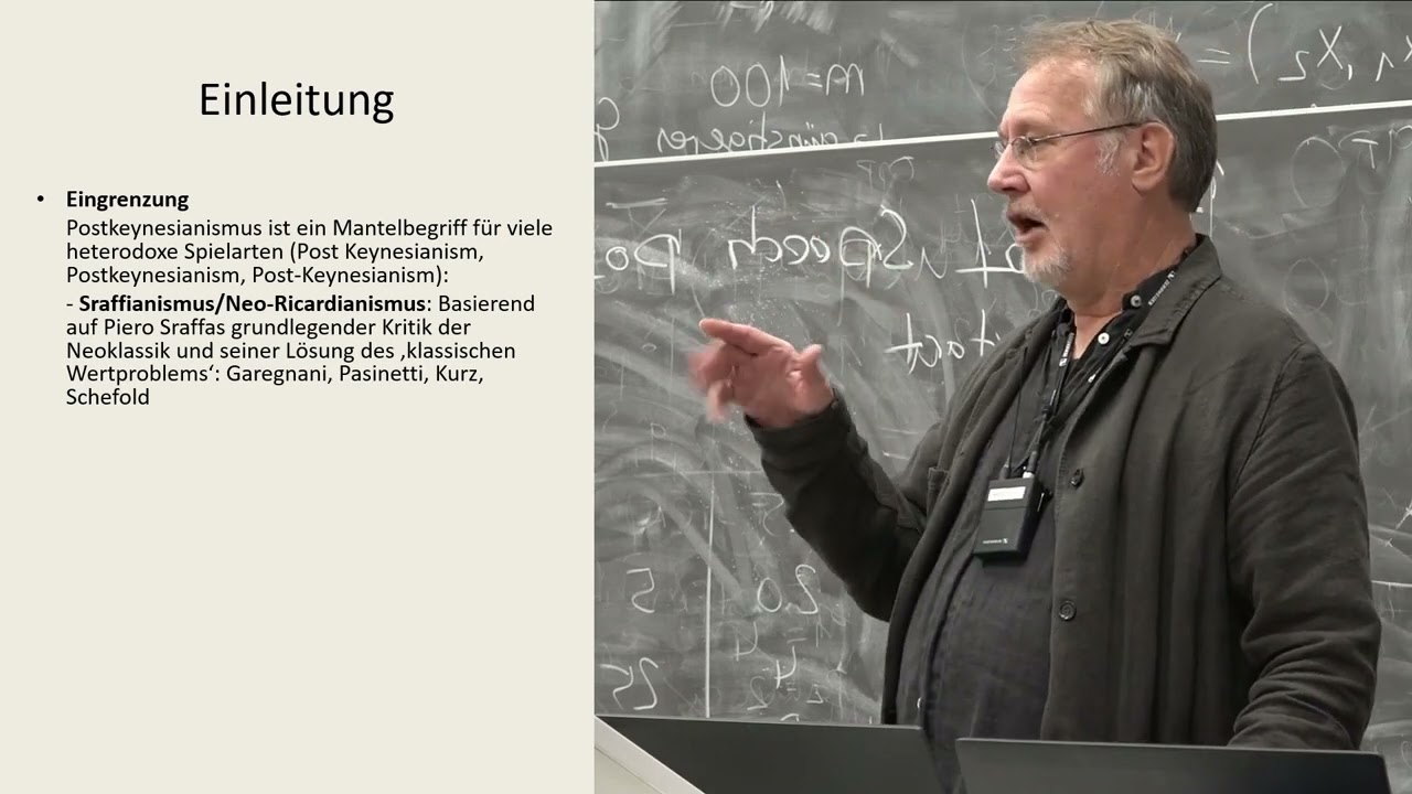 Postkeynesianismus: Monetäre Theorie der Produktion (Prof. Dr. Arne Heise, Maurice Höfgen)