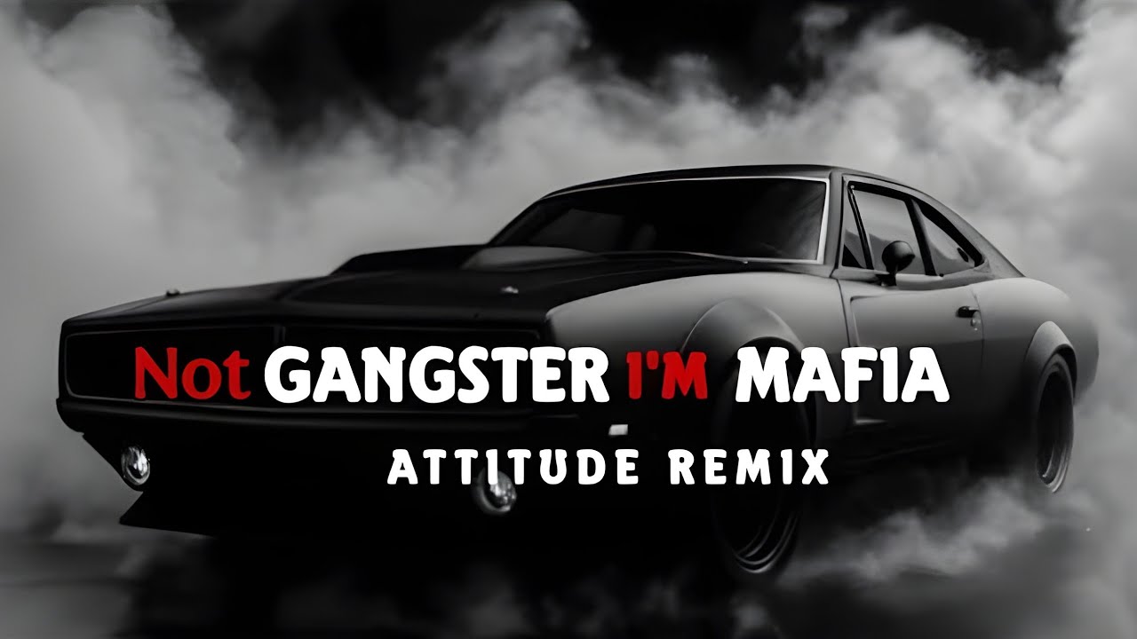 Not Gangster I'm Mafia Mashup | Sidhu Moose Wala | Slowed + Reverb
