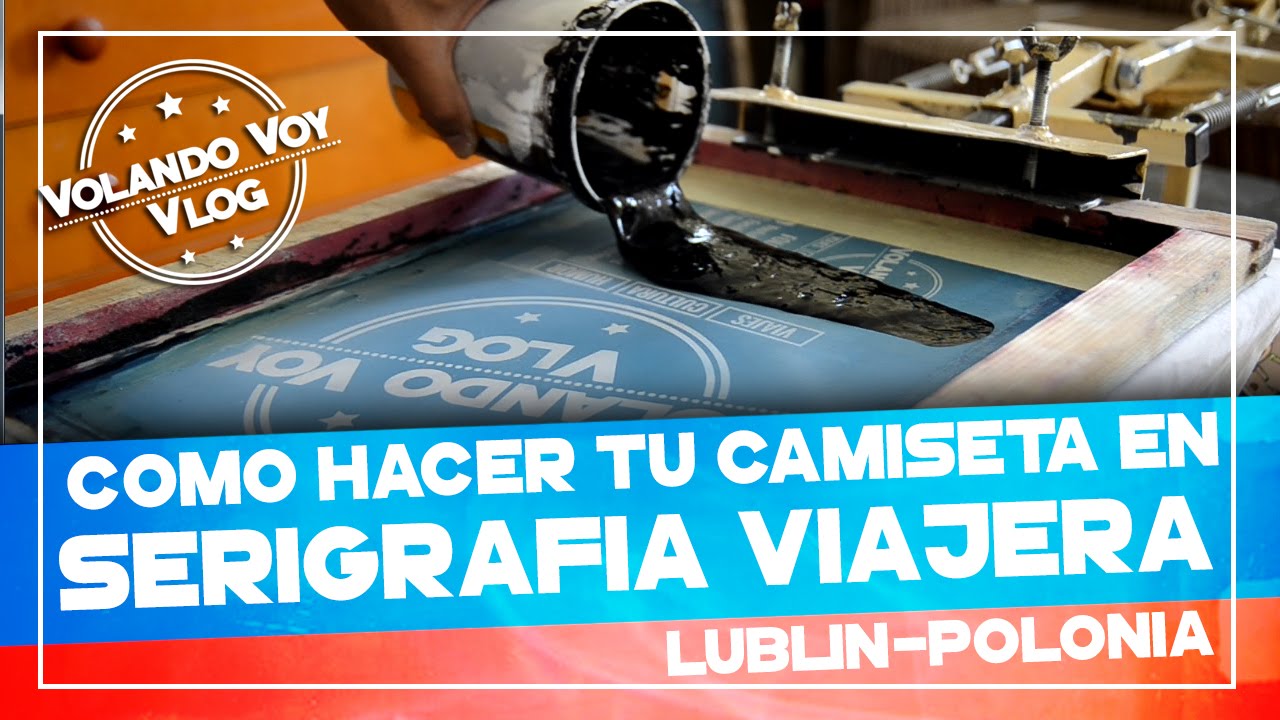 como HACER CAMISETAS en SERIGRAFÍA en LUBLIN POLONIA.