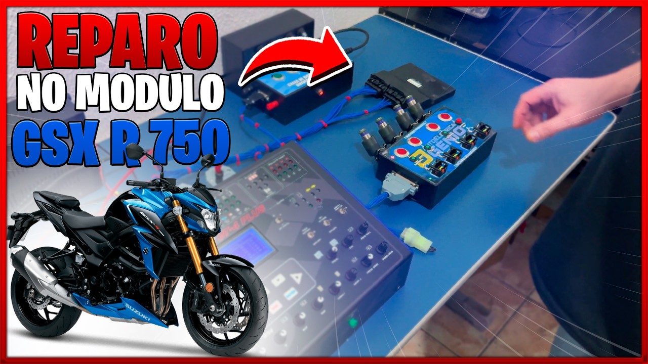 Reparo no Modulo da GSX R 750 2018!