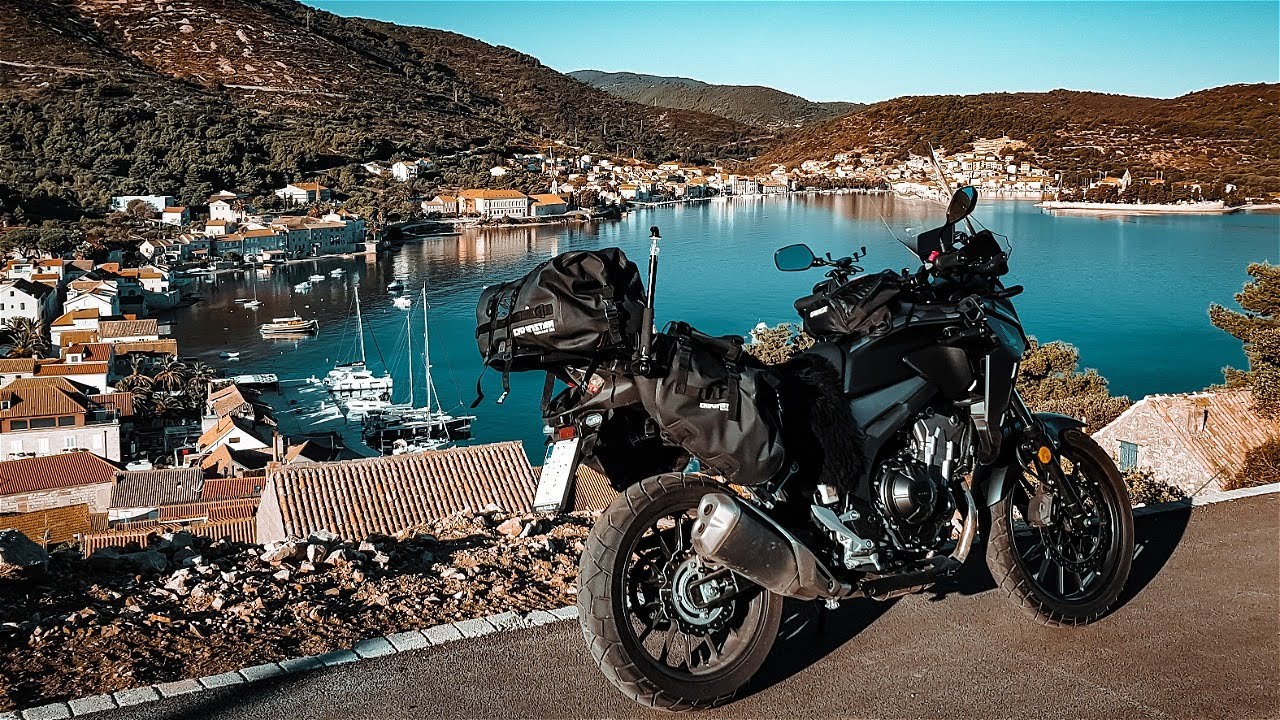 HONDA CB500X Motorcycle Adventure Croatia Vis island - EP4