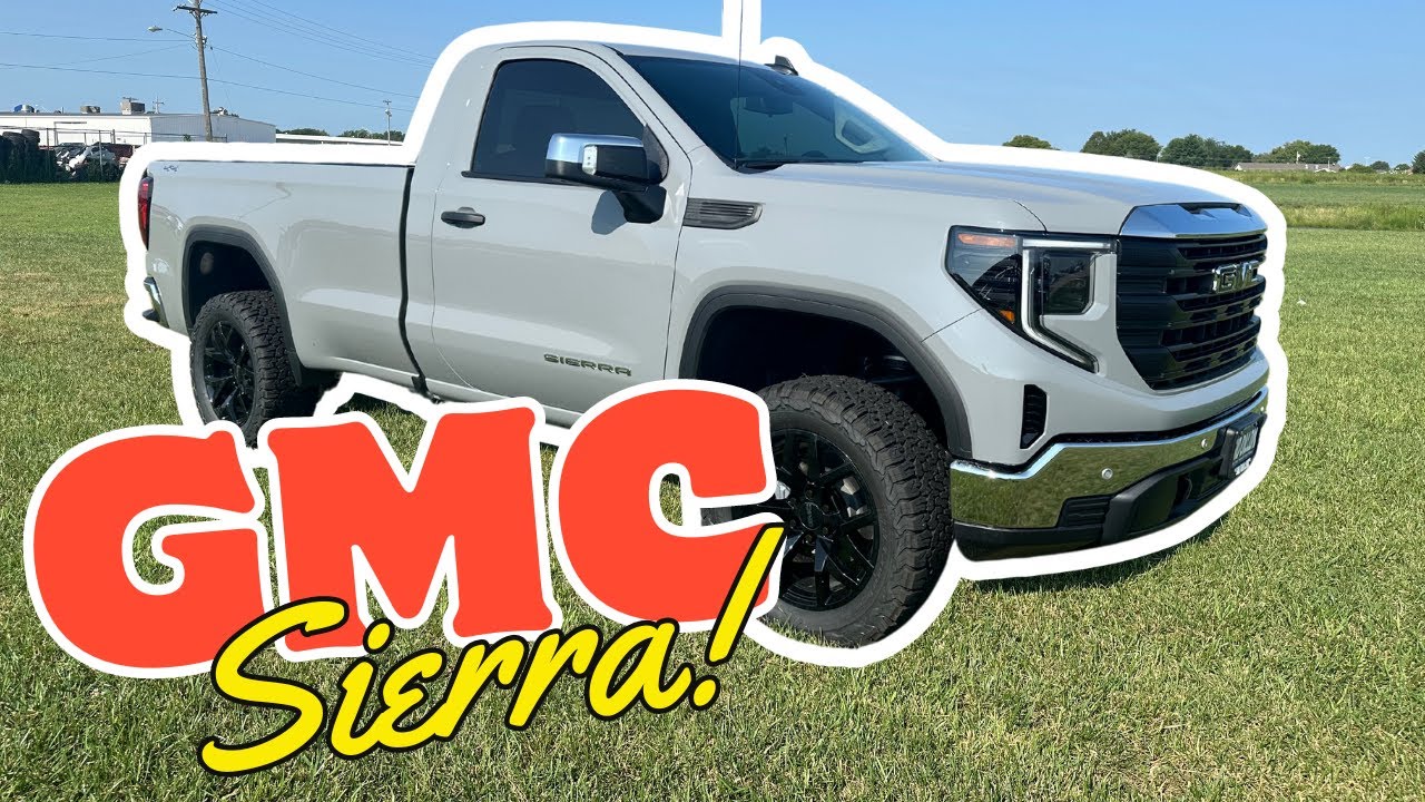 2024 GMC Sierra Regular Cab Long Box 4x4!