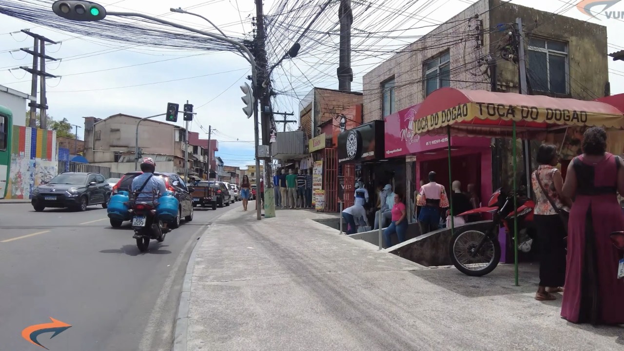 SALVADOR BAHIA - FEIRINHA DE PAU DA LIMA  - RUA SÃO MARCOS ATÉ A PREFEITURA-BAIRRO