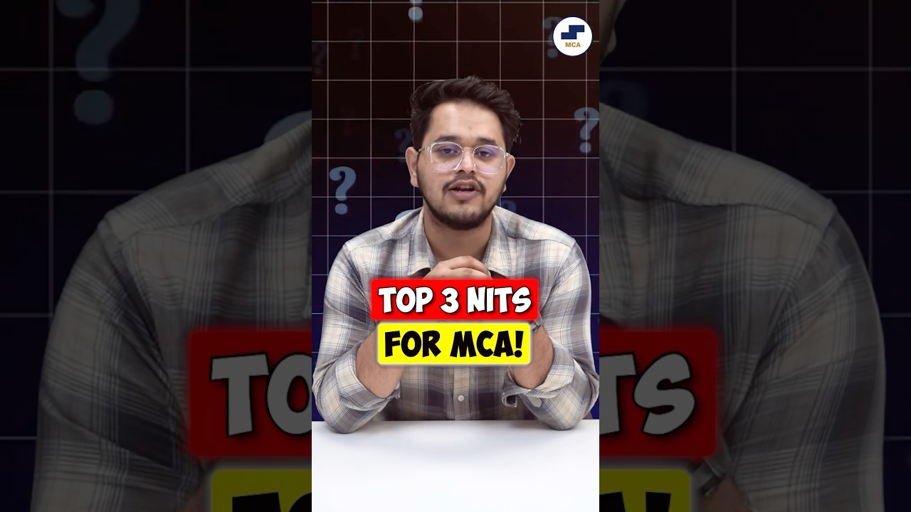 💥Top 3 NITs for MCA 2025! MCA Placements, Jobs n Salary! Don&rsquo;t Miss🤩 #shorts #mca #viral #nimcet