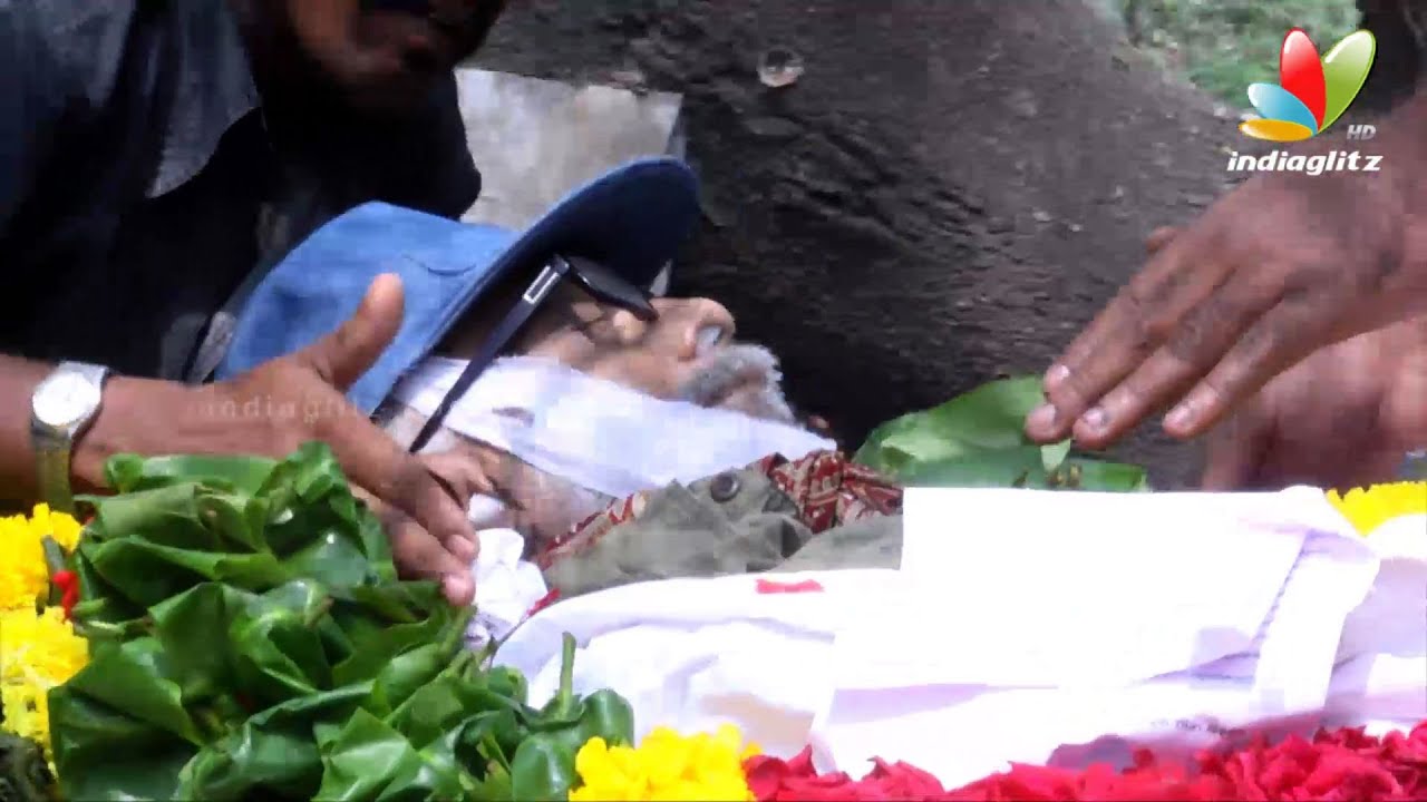 Film Industry attends the funeral of Balu Mahendra |  Radha Ravi, Perarasu, Bharathiraja| Death