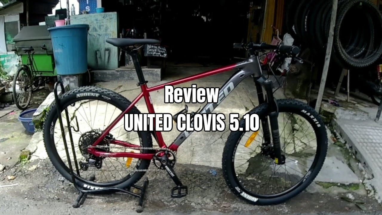 UNBOXING SEPEDA MTB UNITED CLOVIS 5.10 // Test ride review singkat // rekomendasi sepeda MTB