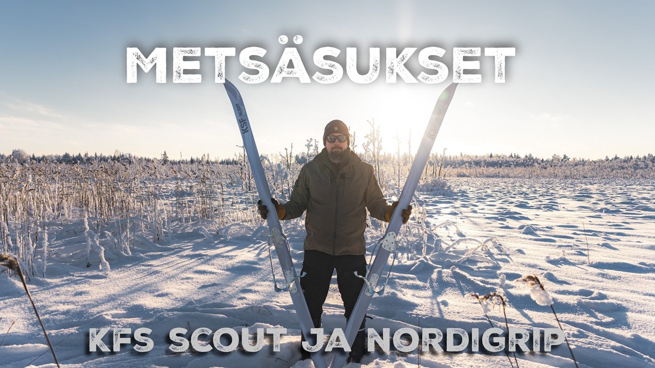 KFS Scout metsäsuksien testi ja Nordigrip siteiden asennus