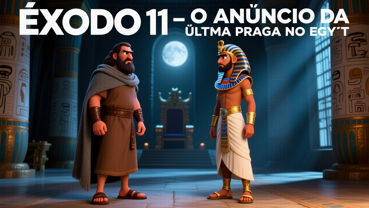 ÊXODO 11 – O ANÚNCIO DA ÚLTIMA PRAGA NO EGITO #Êxodo11 #EstudoBíblico #PragasDoEgito #Moisés