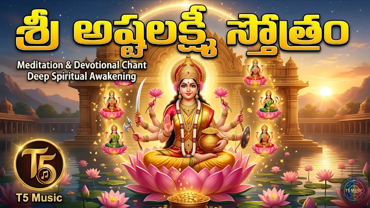 శ్రీ అష్టలక్ష్మి స్తోత్రం | Sri Ashta Lakshmi Stotram | Deep Meditation & Devotional Chants T5Music